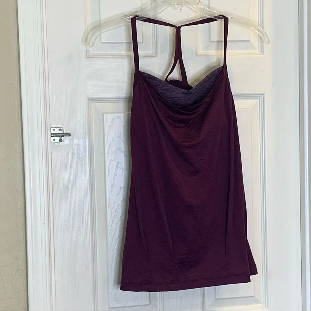 Lululemon CYB Tank In color plum/wee are from space September plum Size 6